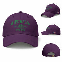 Australia Sydney Est 1901 Baseball Cap Commonwealth Vintage Crest