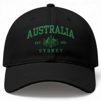 Australia Sydney Est 1901 Baseball Cap Commonwealth Vintage Crest