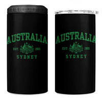 Australia Sydney Est 1901 4 in 1 Can Cooler Tumbler Commonwealth Vintage Crest