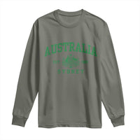 Australia Sydney Est 1901 Long Sleeve Shirt Commonwealth Vintage Crest