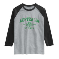 Australia Sydney Est 1901 Raglan Shirt Commonwealth Vintage Crest