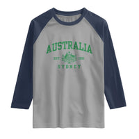 Australia Sydney Est 1901 Raglan Shirt Commonwealth Vintage Crest
