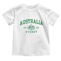 Australia Sydney Est 1901 Toddler T Shirt Commonwealth Vintage Crest