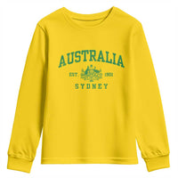 Australia Sydney Est 1901 Youth Sweatshirt Commonwealth Vintage Crest