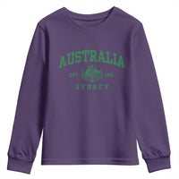 Australia Sydney Est 1901 Youth Sweatshirt Commonwealth Vintage Crest