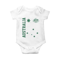 Australia Vintage Federation Star Aussie Coat of Arms Baby Onesie