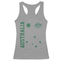 Australia Vintage Federation Star Aussie Coat of Arms Racerback Tank Top