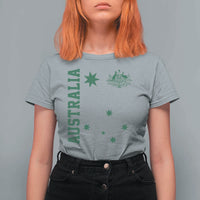 Australia Vintage Federation Star Aussie Coat of Arms T Shirt For Women
