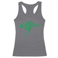 Crikey Australian Kangaroo Oz Slang Australia Racerback Tank Top