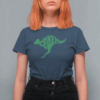 Crikey Australian Kangaroo Oz Slang Australia T Shirt For Women