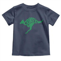 Crikey Australian Kangaroo Oz Slang Australia Toddler T Shirt