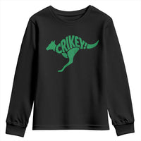 Crikey Australian Kangaroo Oz Slang Australia Youth Sweatshirt