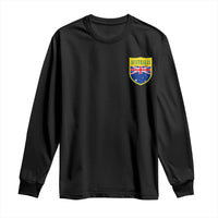 Australia Football Crest Australian Flag Pride Sporty Athletic Jersey Long Sleeve Shirt