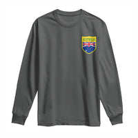 Australia Football Crest Australian Flag Pride Sporty Athletic Jersey Long Sleeve Shirt