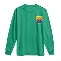 Australia Football Crest Australian Flag Pride Sporty Athletic Jersey Long Sleeve Shirt