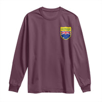 Australia Football Crest Australian Flag Pride Sporty Athletic Jersey Long Sleeve Shirt