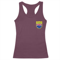 Australia Football Crest Australian Flag Pride Sporty Athletic Jersey Racerback Tank Top