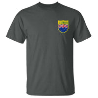 Australia Football Crest Australian Flag Pride Sporty Athletic Jersey T Shirt