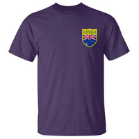 Australia Football Crest Australian Flag Pride Sporty Athletic Jersey T Shirt