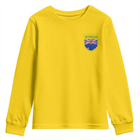 Australia Football Crest Australian Flag Pride Sporty Athletic Jersey Youth Sweatshirt