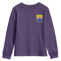 Australia Football Crest Australian Flag Pride Sporty Athletic Jersey Youth Sweatshirt