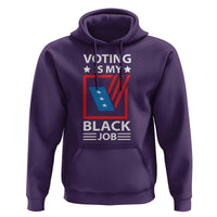Voting Is My Black Job Hoodie Election Ballot Box - Wonder Print Shop