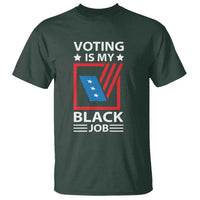 Voting Is My Black Job T Shirt Election Ballot Box - Wonder Print Shop