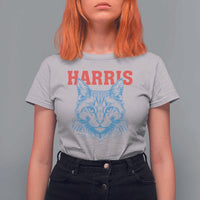 Childless Cat Lady T Shirt For Women Harris For President 2024 - Wonder Print Shop