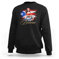 Puerto Rico Sweatshirt Boricua Hispanic Heritage Month Bomba Dancer - Wonder Print Shop