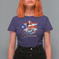 Puerto Rico T Shirt For Women Boricua Hispanic Heritage Month Bomba Dancer - Wonder Print Shop