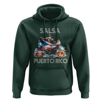 Puerto Rico Hoodie Salsa Dance Puerto Rican Flag Hispanic Heritage Month - Wonder Print Shop
