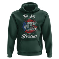 Yo Soy Boricua Hoodie Puerto Rico Flag Hispanic Heritage Month Taino - Wonder Print Shop