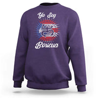 Yo Soy Boricua Sweatshirt Puerto Rico Flag Hispanic Heritage Month Taino - Wonder Print Shop