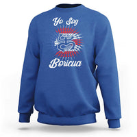 Yo Soy Boricua Sweatshirt Puerto Rico Flag Hispanic Heritage Month Taino - Wonder Print Shop