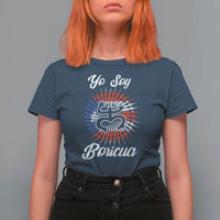 Yo Soy Boricua T Shirt For Women Puerto Rico Flag Hispanic Heritage Month Taino - Wonder Print Shop