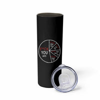 Funny Fck You Pie Chart Skinny Tumbler Math Sarcastic Humor
