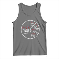 Funny Fck You Pie Chart Tank Top Math Sarcastic Humor