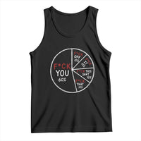 Funny Fck You Pie Chart Tank Top Math Sarcastic Humor