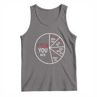 Funny Fck You Pie Chart Tank Top Math Sarcastic Humor