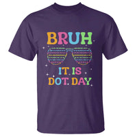 Happy Dot Day T Shirt Bruh It Is Dot Day Colorful Dot Sunglasses - Wonder Print Shop