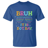Happy Dot Day T Shirt Bruh It Is Dot Day Colorful Dot Sunglasses - Wonder Print Shop