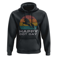 Happy Dot Day Hoodie Unicorn Retro Polka Dot Mythical Creatures - Wonder Print Shop