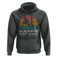Happy Dot Day Hoodie Unicorn Retro Polka Dot Mythical Creatures - Wonder Print Shop