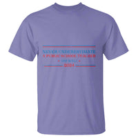 Tim Walz T Shirt Never Underestimate A Public School Teacher 2024 Star - Wonder Print Shop
