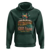 Harris Walz Hoodie Never Underestimate A Public School Teacher Floral Book - Wonder Print Shop