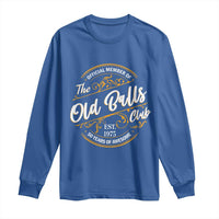Funny 50th Birthday Long Sleeve Shirt Official Member Of The Old Ball Clubs Gen X - Wonder Print Shop