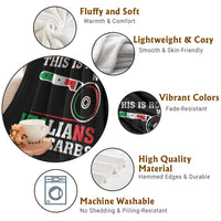 Funny This Is How We Italians Cut Carbs Throw Blanket Italian American Pizza Slice - Wonder Print Shop