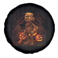 Funny Halloween Zombie Tung Tung Sahur Spare Tire Cover Italian Brainrot Meme - Wonder Print Shop