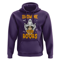 Funny Halloween Show Me Your Boobs Hoodie Halloween Adult Humor Spooky Ghost - Wonder Print Shop