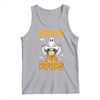 Funny Halloween Show Me Your Boobs Tank Top Halloween Adult Humor Spooky Ghost - Wonder Print Shop